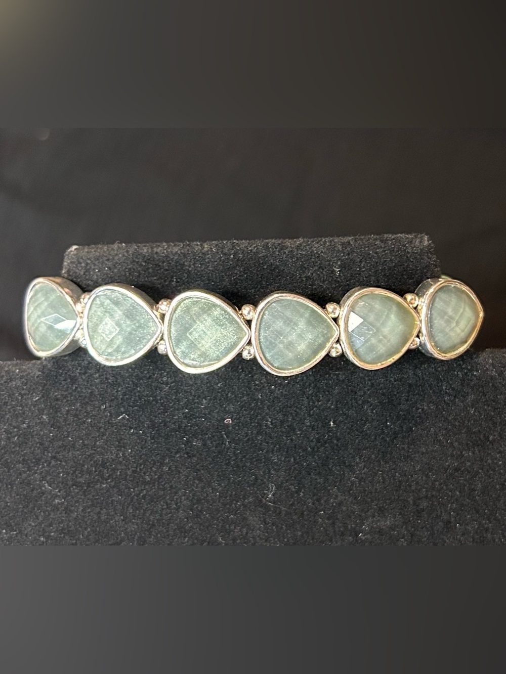 Silver-Tone Stretch Bracelet